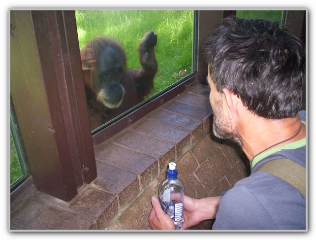 Stuart & Friend at Perth Zoo Feb 16th 2007 1